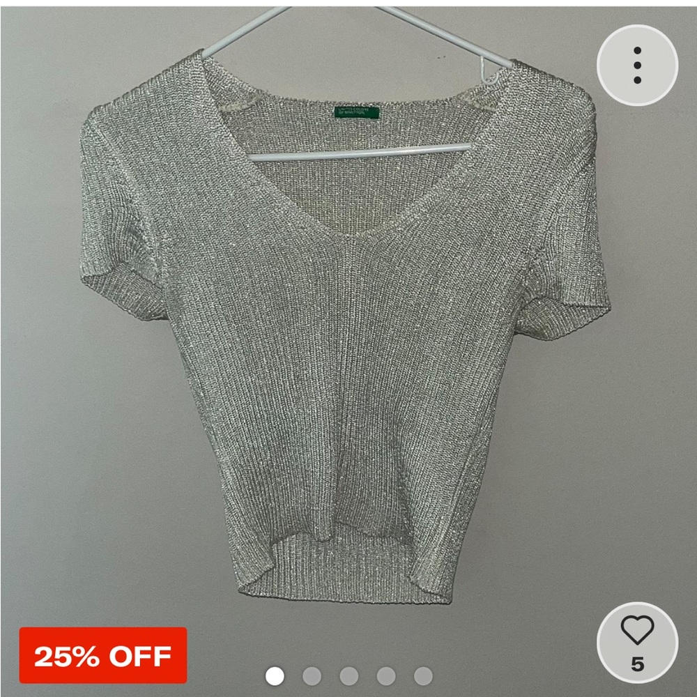Gold shiny shirt
